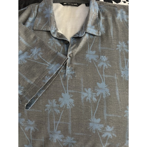 Travis Mathew Other - Travis Mathew Polo Large Hawaiian Palm Tropical Golf Performance Short Sleeve
